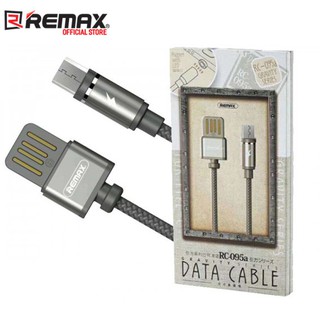 Cáp sạc Nam Châm cổng Android Remax Rc-095m (Vàng, Xám)