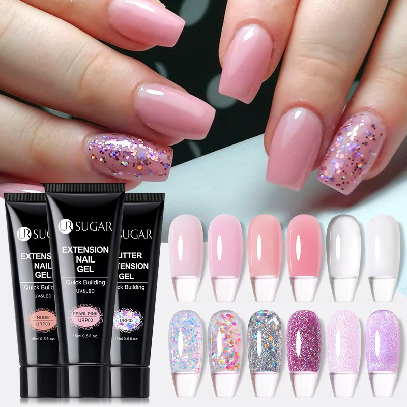 Gel UV đắp móng tay 15ml chất lượng cao UR SUGAR
