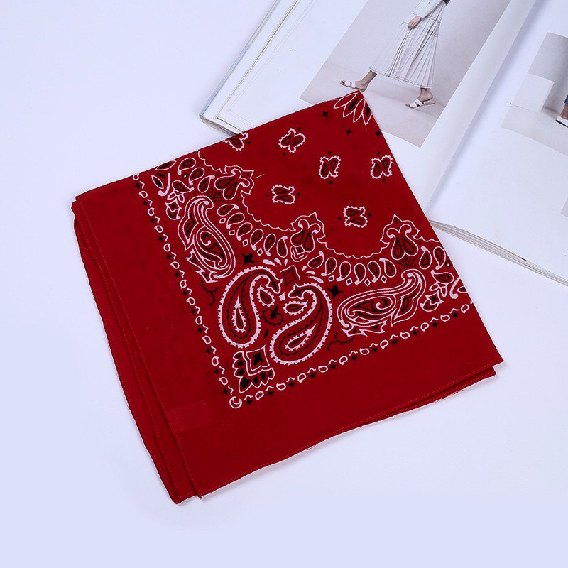 [FREE SHIP] Khăn BANDANA Streetwear in hoa văn vải cotton siêu nhiêu màu - Rẻ vô địch.