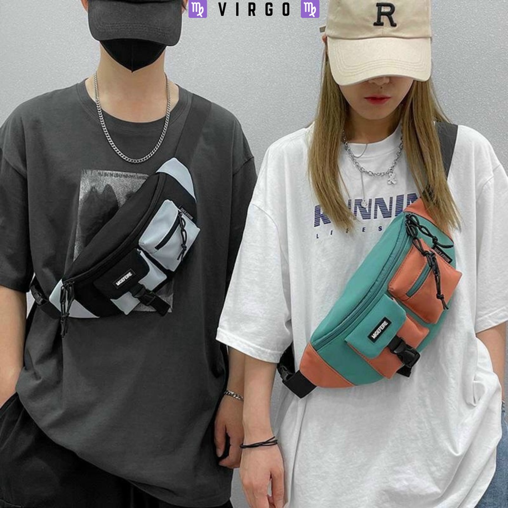 Túi đeo chéo unisex nam nữ kiểu dáng thời trang SENYUBAG hàng quảng châu cao cấp (ảnh thật) ko kèm móc khóa và stick