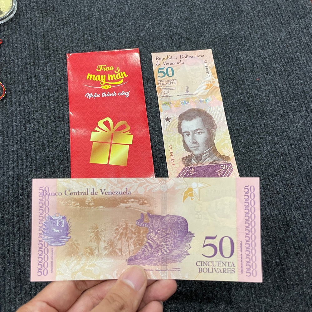 Tiền Hình Con Mèo Venezuela Lưu Niệm Lì Xì Tết 2023 - TẶNG KÈM BAO LÌ XÌ