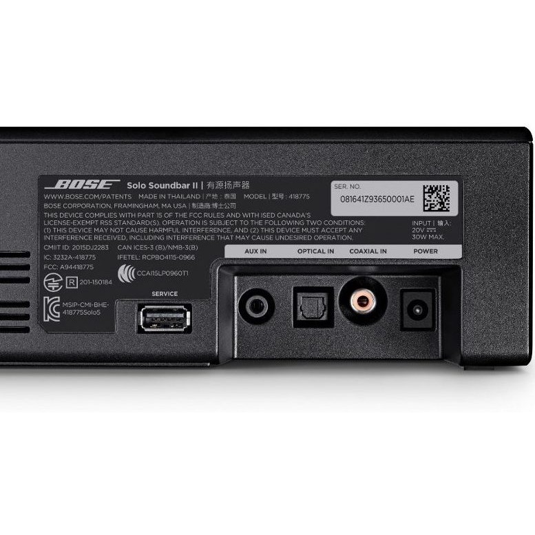 Loa Tivi Bose Solo Soundbar Series II