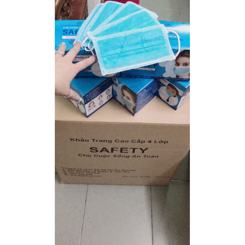 Combo 3 hộp khẩu trang 4 lớp