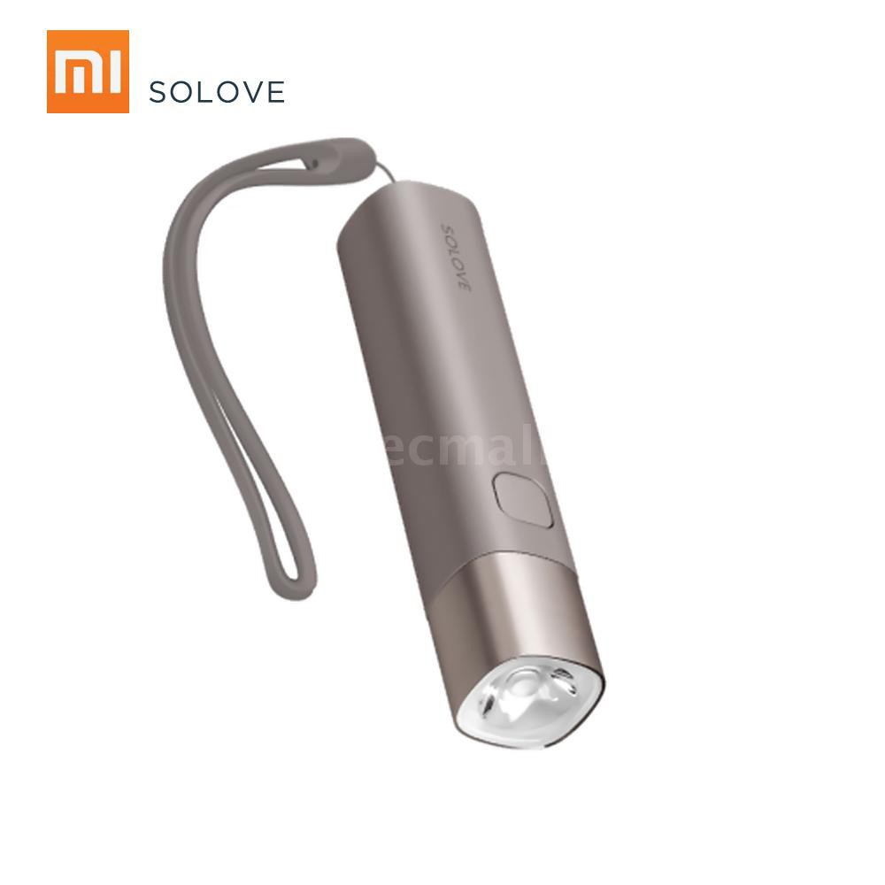 ◎✼Đèn pin sạc dự phòng XIAOMI SOLOVE X3 USB 3000mAh mini chất lượng cao