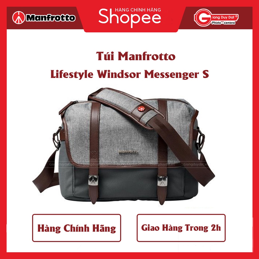 Túi Đựng Máy Ảnh Manfrotto Lifestyle Windsor Messenger S - Chính Hãng