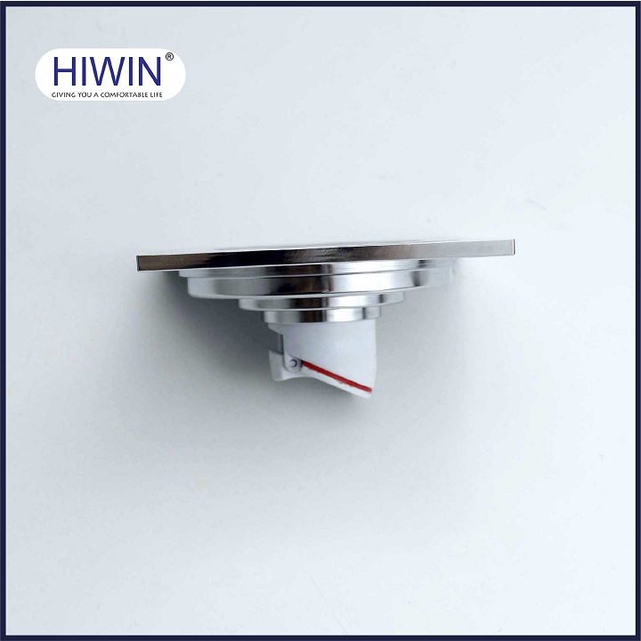 Phễu thoát sàn chống mùi hôi thoát nước nhanh đồng mạ crom kích thước 100x100mm HIWIN FD-1118
