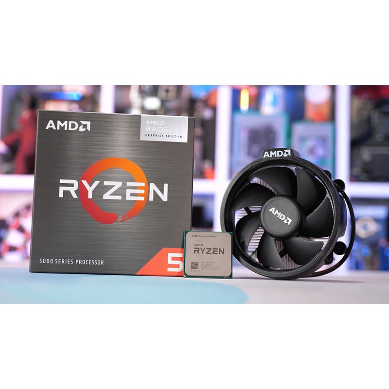 CPU AMD Ryzen 5 5600G (3.9GHz up to 4.4GHz, 6 nhân, 12 luồng, 19MB Cache, 65W) - Socket AM4