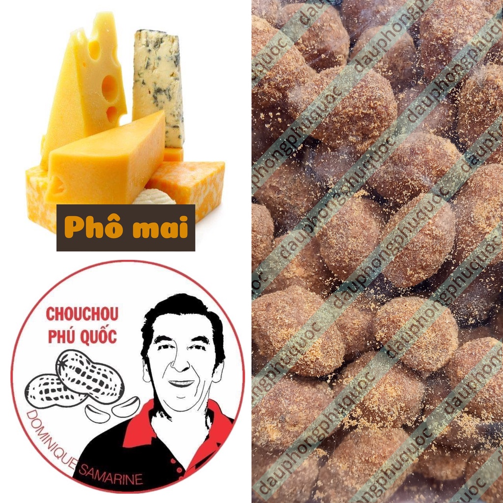 🧀 Đậu phộng phủ phô mai CHOUCHOU PHÚ QUỐC ÔNG TÂY - hũ 500g