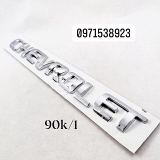Decal tem chữ 3d chervolet cruze dán trang trí xe