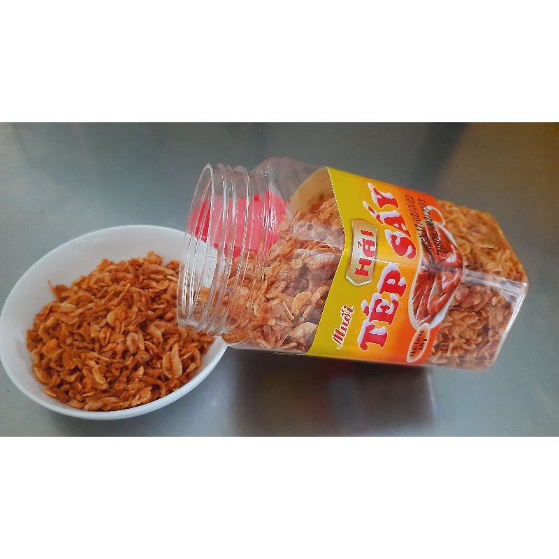 Muối Tép sấy nguyên con, hũ 200g  cay giòn thơm ngon, cao cấp, vệ sinh an toàn thực phẩm