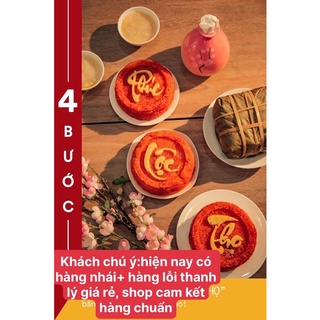 Khuôn Xôi Phúc Lộc Thọ 12cm cao 7cm nhựa dầy gồm 4 chi tiết