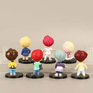 Mô hình chibi BTS × Mattel Pop up store unoff