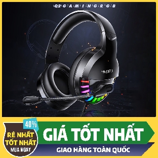 Tai Nghe Chụp Tai Gaming Q2 LED RGB - Tai Nghe Game Có Mic - Dây USB ( BH 3 Tháng )