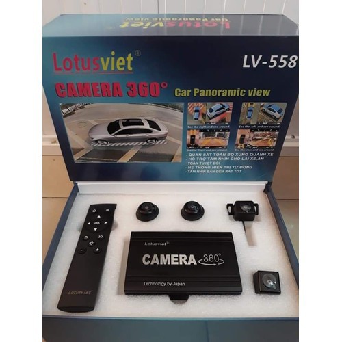 CAMERA 360 ĐỘ LOTUSVIET LV-558 3D- NÂNG TẦM XẾ YÊU CỦA BẠN