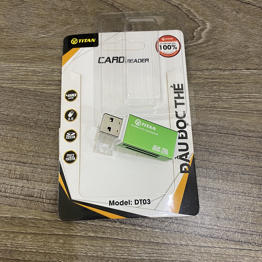 Đầu đọc thẻ nhớ SD Micro SD TF Đọc thẻ nhớ đa năng cho điện thoại camera máy ảnh máy quay - Đầu đọc thẻ nhớ chính hãng