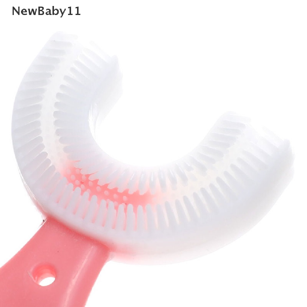 Bàn Chải Đánh Răng Silicone Hình Chữ U Cho Bé