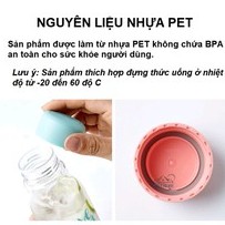 Bình nước nhựa Lock&amp;Lock Milky dung tích 500ml BPA Free HAP654