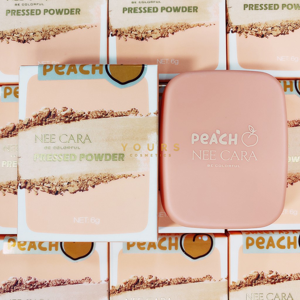 [Auth Thái] Phấn Phủ Kiềm Dầu Nee Cara Dạng Bột Tông Sáng Peach Pressed Powder N611 No.20 - Phấn Phủ Kiềm Dầu Thái Lan