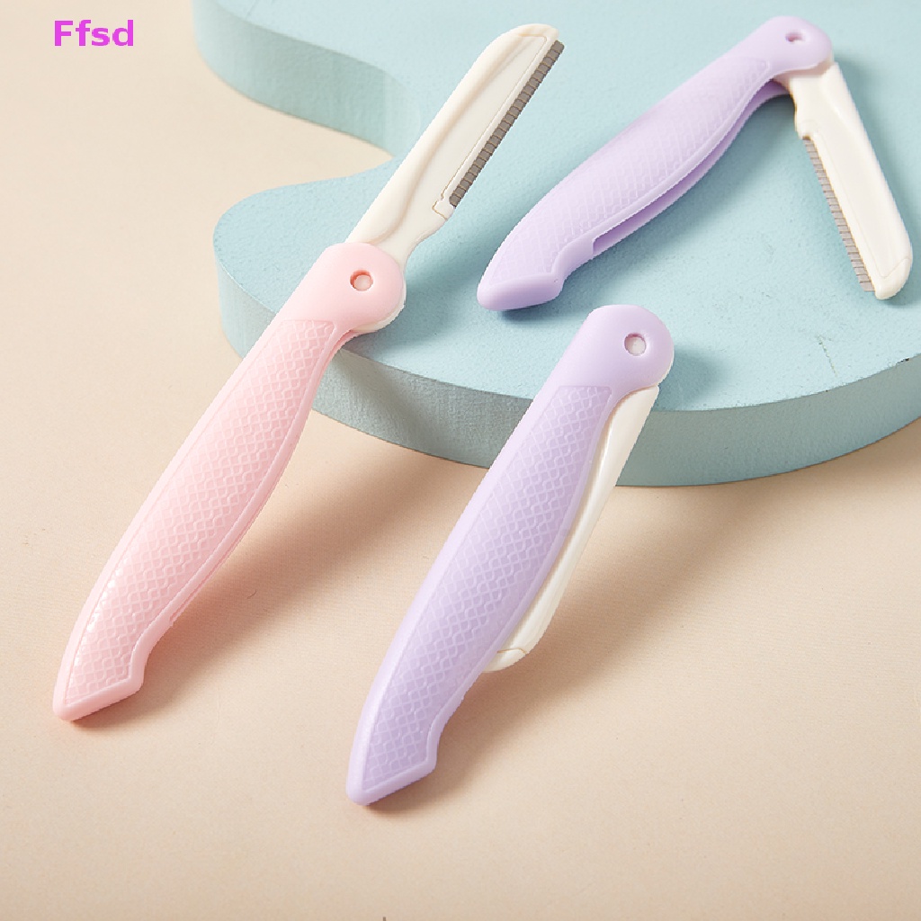 {Ffsd} Bộ Tông Đơ Cạo Lông Mày Gấp Lại Được Nhỏ Gọn Cho Nữ * Bán Chạy