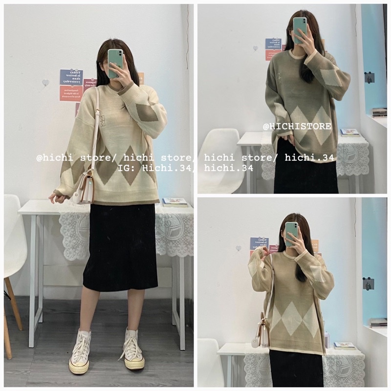 áo len trám dày mùa đông ẢNH THẬT VIDEO hichi