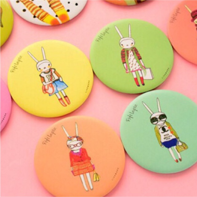 Gương mini bỏ túi phong cách hàn quốc