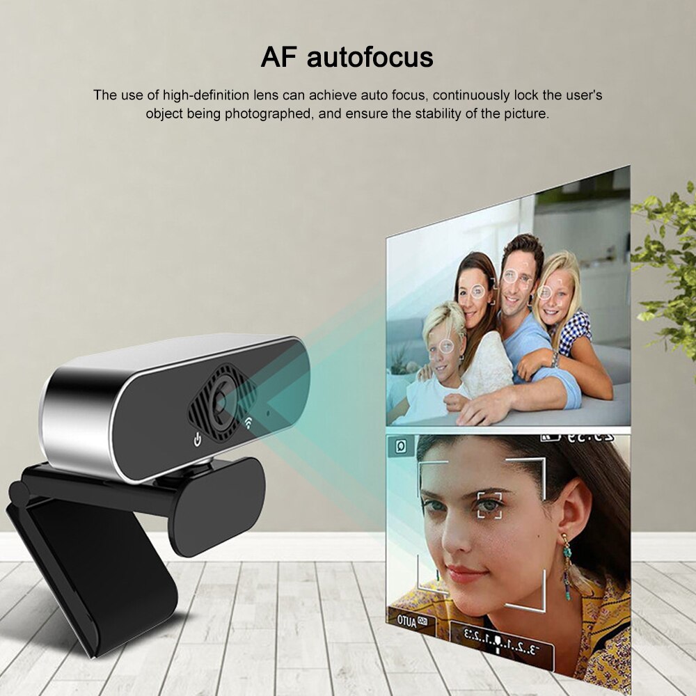 Webcam Usb 2.0 1080p 4k Kèm Micro Dành Cho Máy Tính