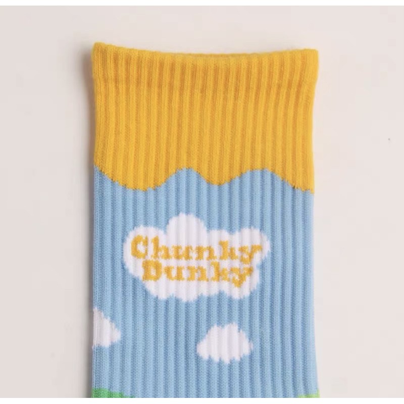 (Loli Store) Tất / Vớ cao cổ bò sữa - Phối cùng giày sneaker - Chất đẹp