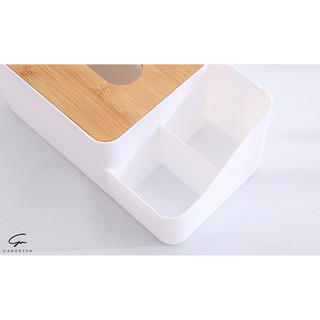 Hộp giấy nắp gỗ New