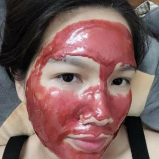 Mặt nạ collagen hoa hồng đỏ ( mặt nạ DNA cá hồi)