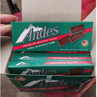 Socola Andes 20 hộp 30g(6 viên x 5gr)