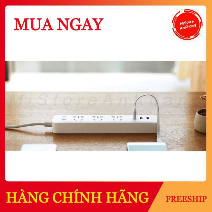 Ổ Cắm Xiaomi Power Strip Có 3 Cổng Usb, ổ cắm thông minh Xiaomi, Ổ Cắm Dài Xiaomi Power Strip