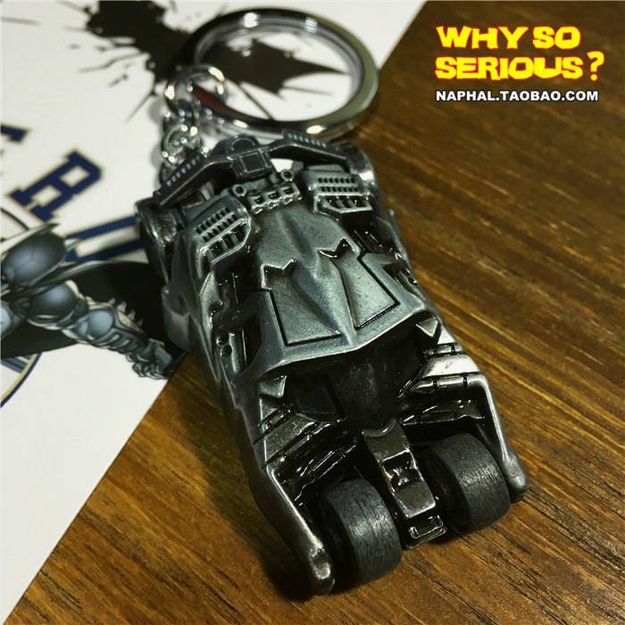 Móc chìa khóa Batmobile Mô phỏng Siêu anh hùng, Quà tặng độc đáo
