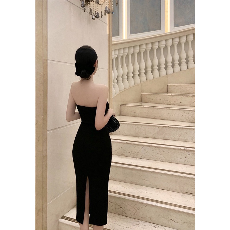 Đầm dáng ôm cúp ngực midi Emilyshop ulzzang
