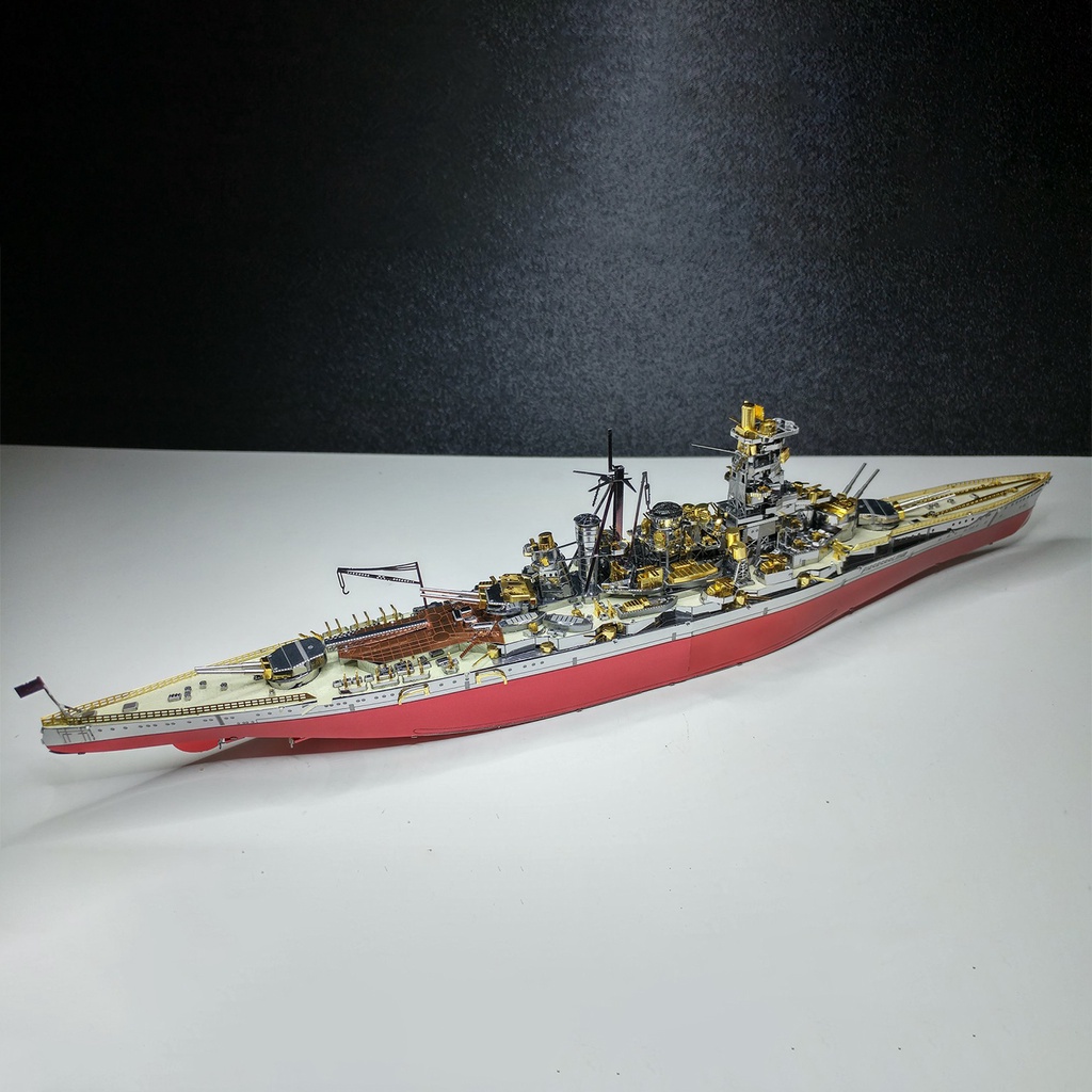 Mô Hình Kim Loại Lắp Ráp 3D Piececool Thiết Giáp Hạm Kongou Battleship