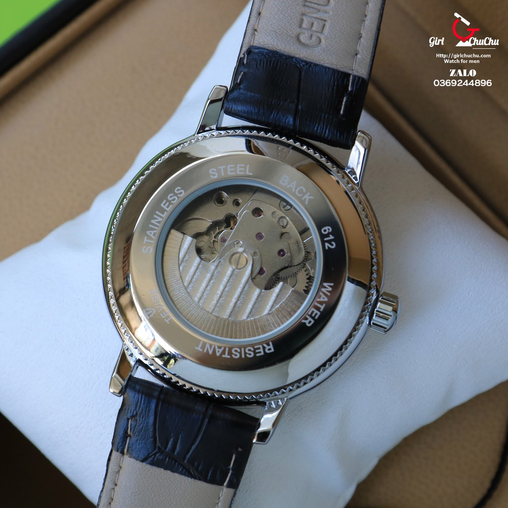 Đồng hồ nam Tevise cơ lộ máy với kiểu dáng trẻ trung sang trọng, máy cơ tự động không dùng pin, NaiWatch