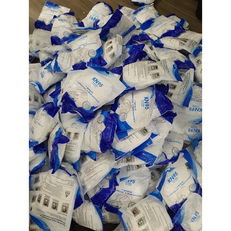 SET 10 CHIẾC Khẩu trang N95 KN95 5 lớp chống bụi mịn PM2.5, có kẹp kim loại chắc chắn ở sống mũi | BigBuy360 - bigbuy360.vn