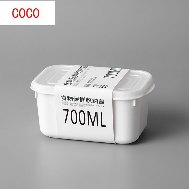 Stackable Refrigerator Box Moisture-proof Food Storage Containers with Lid for Kitchen Fridge Cabine