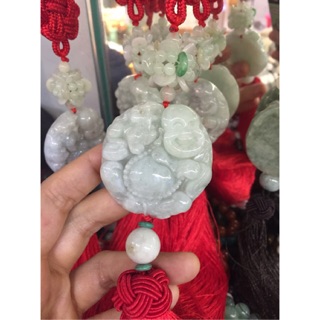 Ngọc Bội treo xe hình Phật Di Lặc