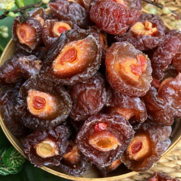 MƠ ĐÀO SẤY DẺO CHUA NGỌT CHẺ ĐÔI 500G