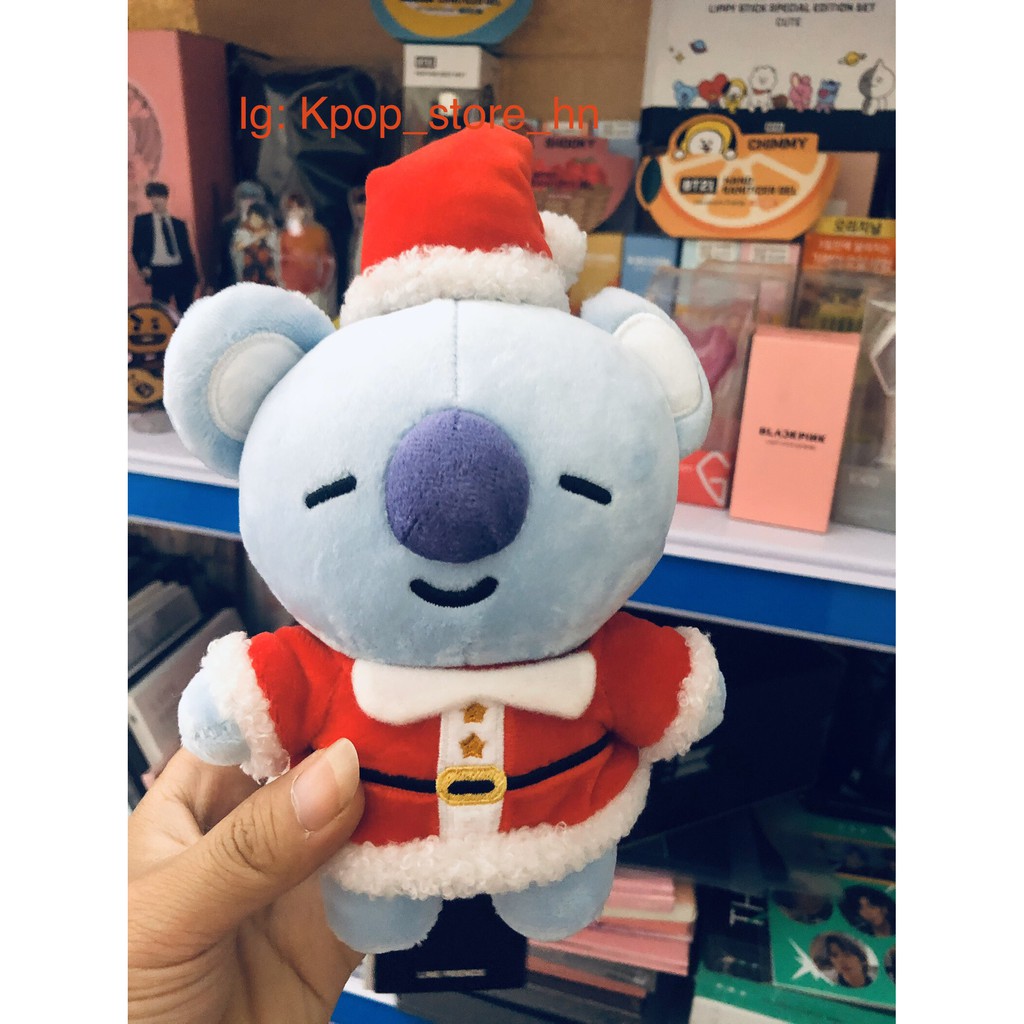 standing doll BT21 giáng sinh officail