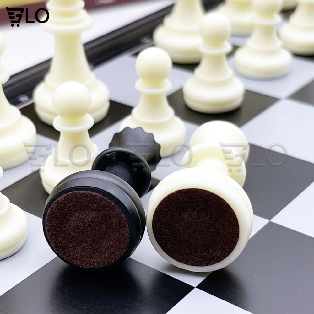 Bộ Cờ Vua 25x25cm Nam Châm UB 3810B-C Gấp Gọn Chất Lượng Cao