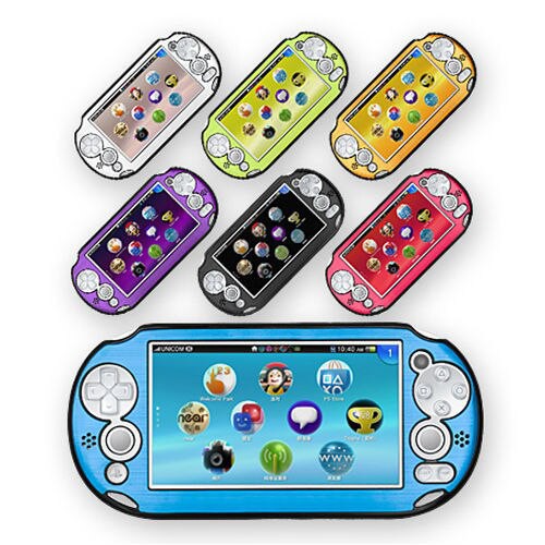 Case ốp alu cho máy Psvita 1k psvita 2k giao mầu ngẫu nhiên ốp Psvita 2000