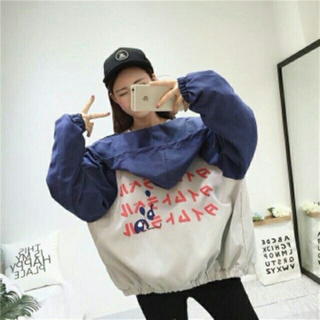 [Mã WASTUP5 giảm 10% tối đa 20K đơn 99K] [Giá siêu rẻ] Áo khoác dù tay phối chữ Nhật | BigBuy360 - bigbuy360.vn