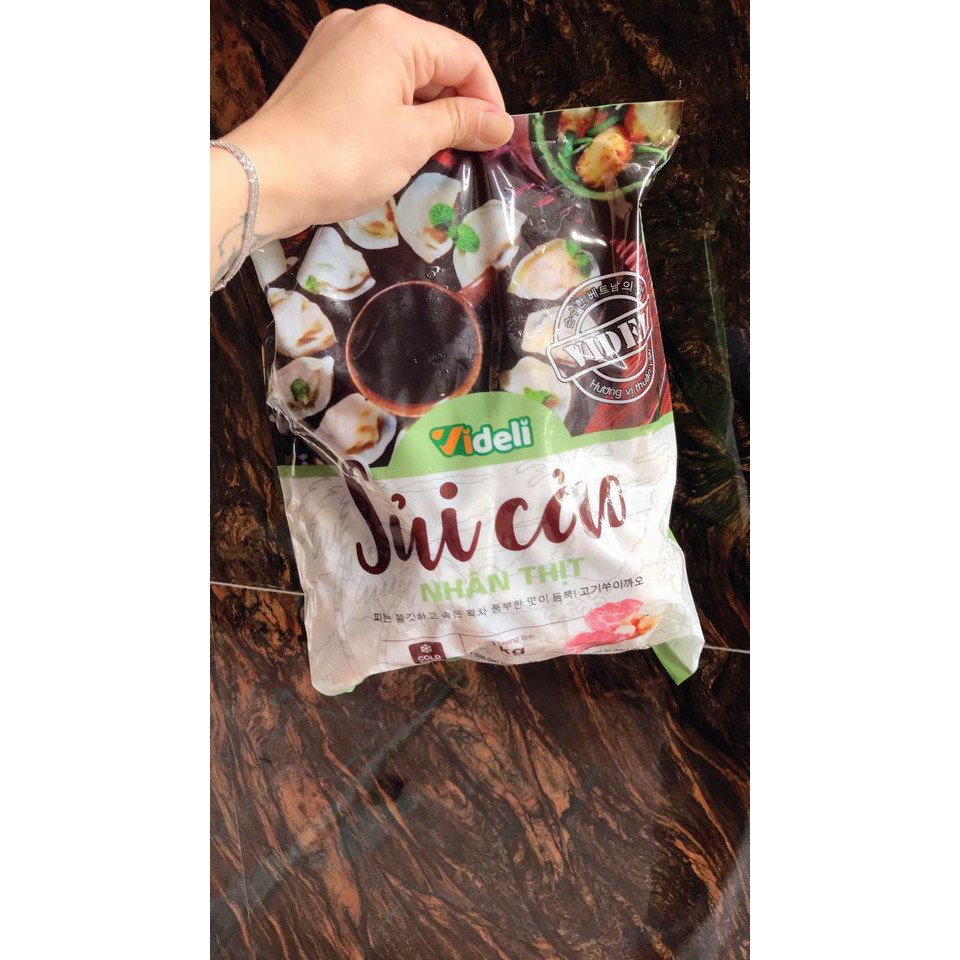 Sủi cảo foseca/videli hàng công ty thơm ngon chất lượng túi 1kg