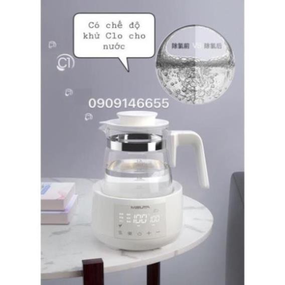 Bình đun pha sữa Misuta remote điều khiển từ xa