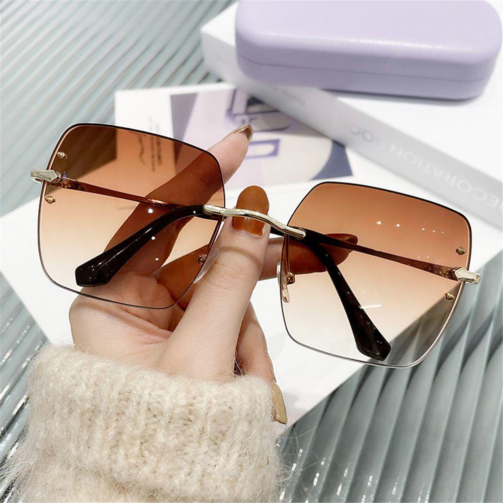 ESPO Kính Mát Vuông Không Gọng Cho Cả Nam Và Nữ