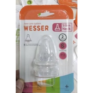 Núm cổ hẹp Wesser +, S, M, L