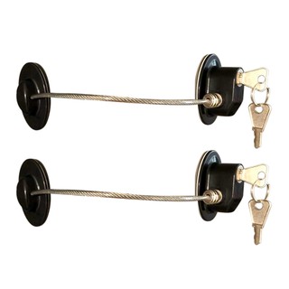 Bộ 2 ổ khóa dán cửa tủ lạnh siêu chắc kèm chìa khóa cao cấp tiện lợi