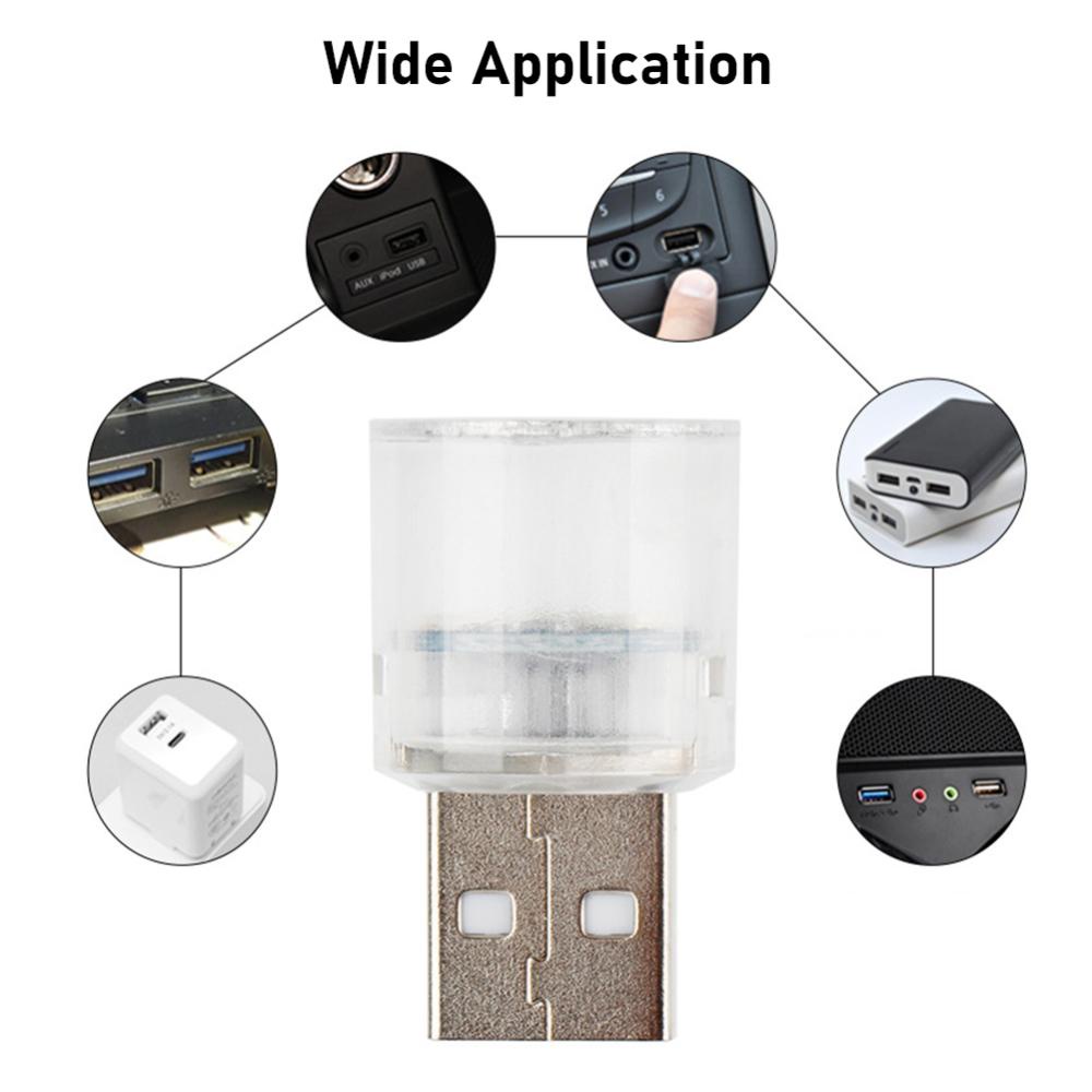 Đèn LED USB Mini Trang Trí Nội Thất Xe Hơi B9D1