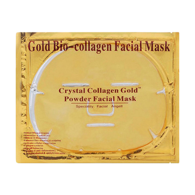 (Hàng Mới Về) Mặt Nạ Collagen Vàng 24K Chống Lão Hóa Cho Mắt / Môi / Mũi